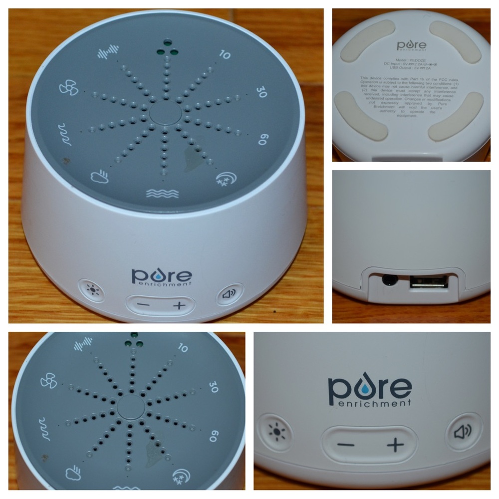 Pure Enrichment white noise sound machine & sleep therapy light